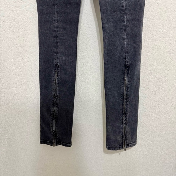 Reformation Jeans Camilla Erie Wash High Rise Back Seam & Ankle Zip Size 23 - Picture 7 of 12
